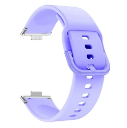 Silicone Sport Strap Replacement for Huawei Watch Fit3 - Soft and Comfortable Bracelet Accessory (Light purple)