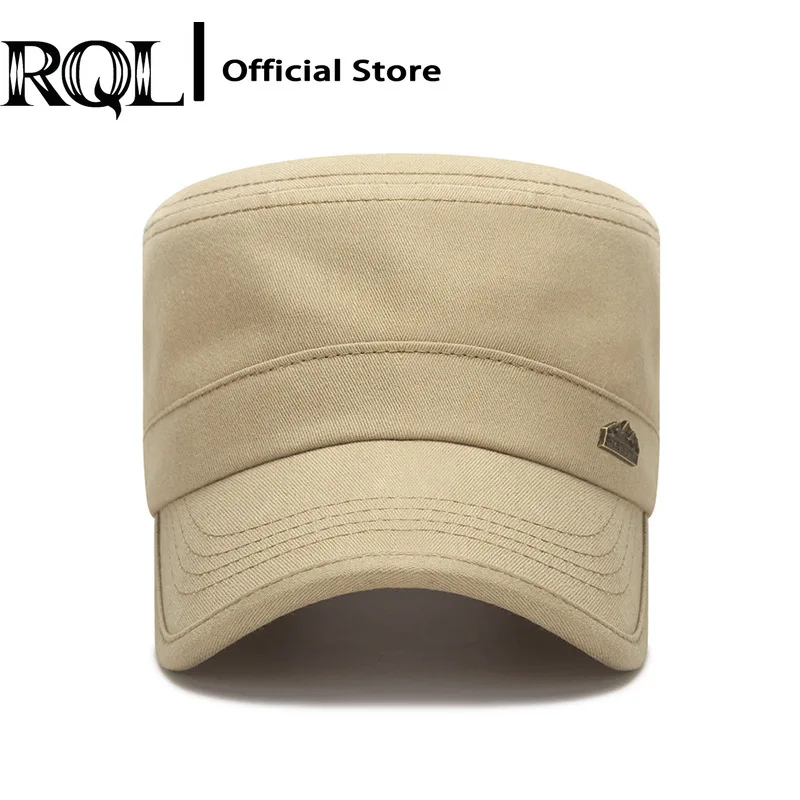 Fashion Cadet Army Cap Cotton Unisex Twill Military Hat Flat Top Cap For Men Summer Outdoor Sports Dad Hat Trucker Plain baseball cap flat cap camouflage baseball cap cap hat