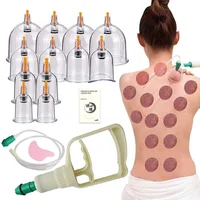 6or24  Pieces Suction Cups Massage Vacuum Cupping Body Massager Plastic Vacuum Suction Therapy Cupping Set Cans for Massage 1