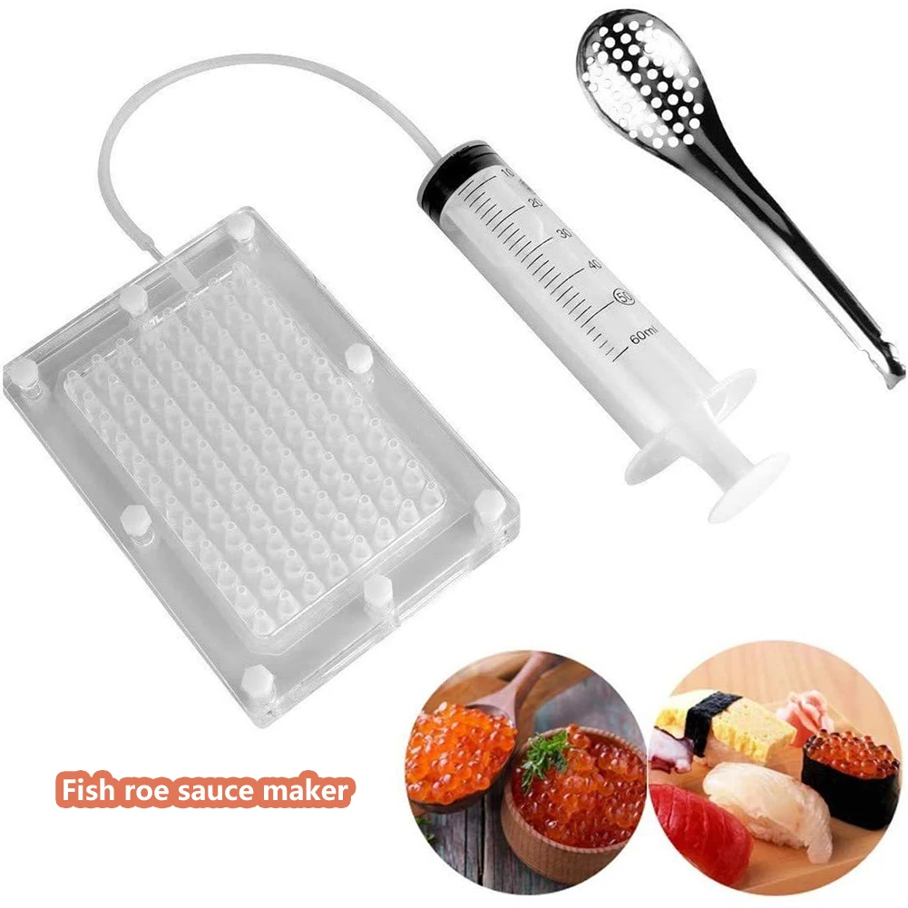 Molecular Gourmet Tools Transparent Molecular Gastronomy Kit with Spoon 2
