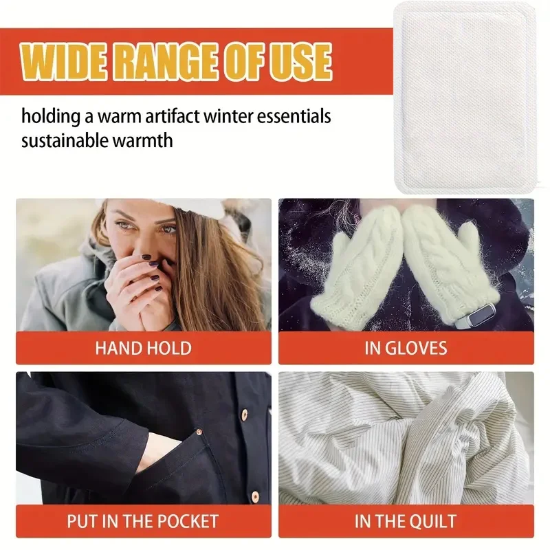 Winter Warm Stickers Disposable Body Warmer Cold-proof Self-heating Patches Long-Lasting Effective Warm Waist Abdomen Body Patch