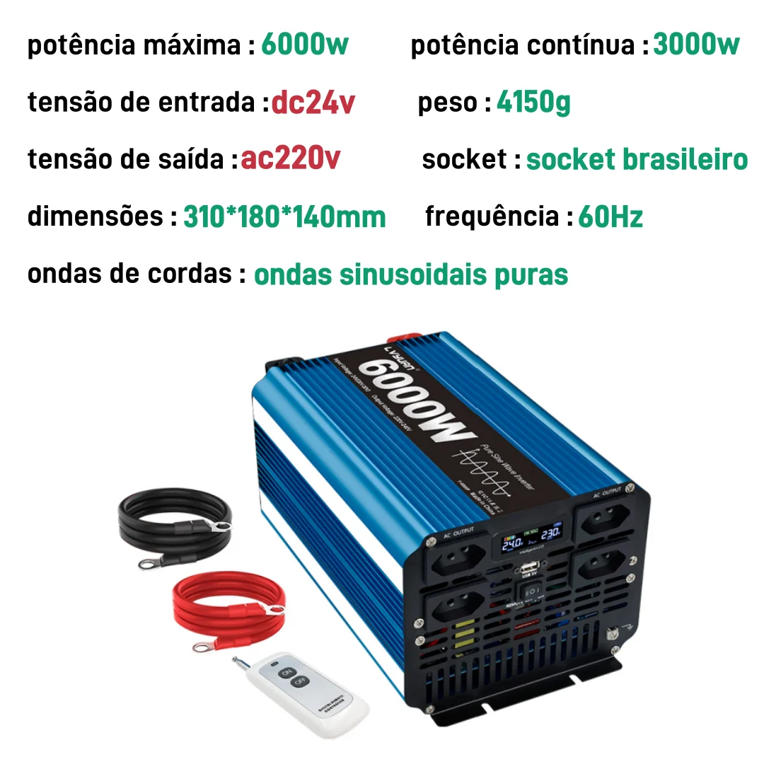 新品 インバーター 12V 正弦波 1000W 最大 2000W DC12V AC100V 変換