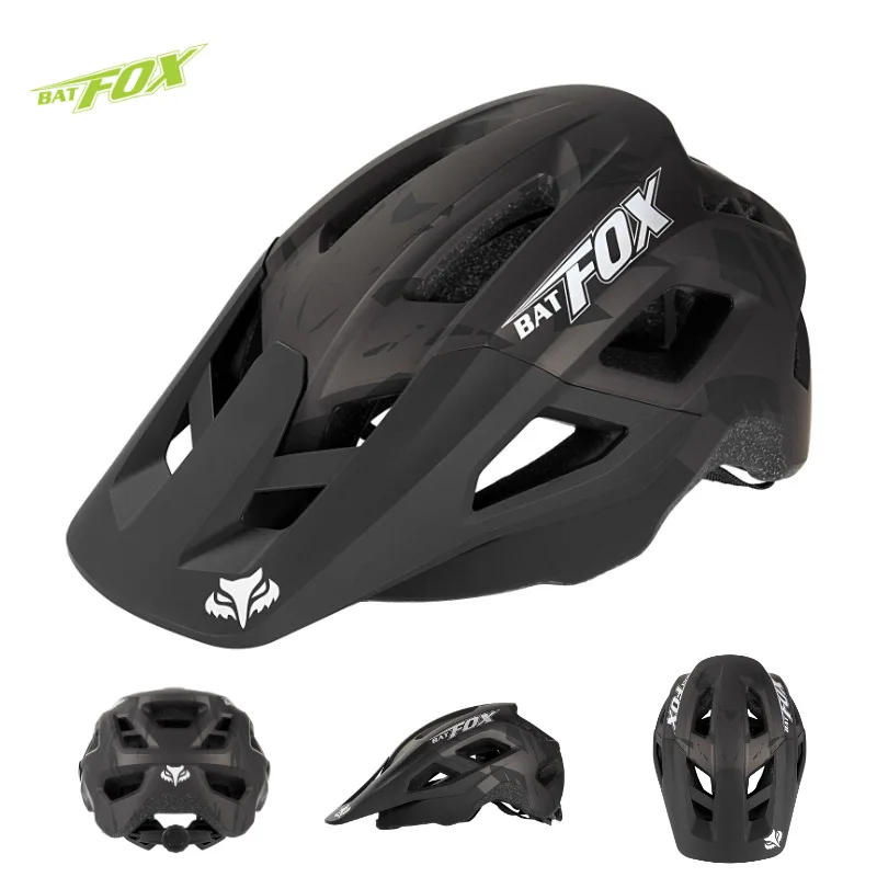BATFOX Mountain Bike MTB Helmet Cycling Downhill Bicycle Road