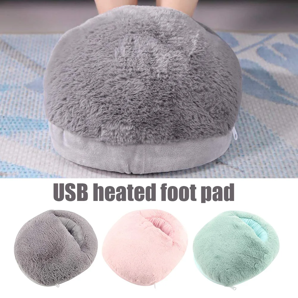 Usb Electric Foot Warmer Heating Pad For Home Travel Office Bedroom