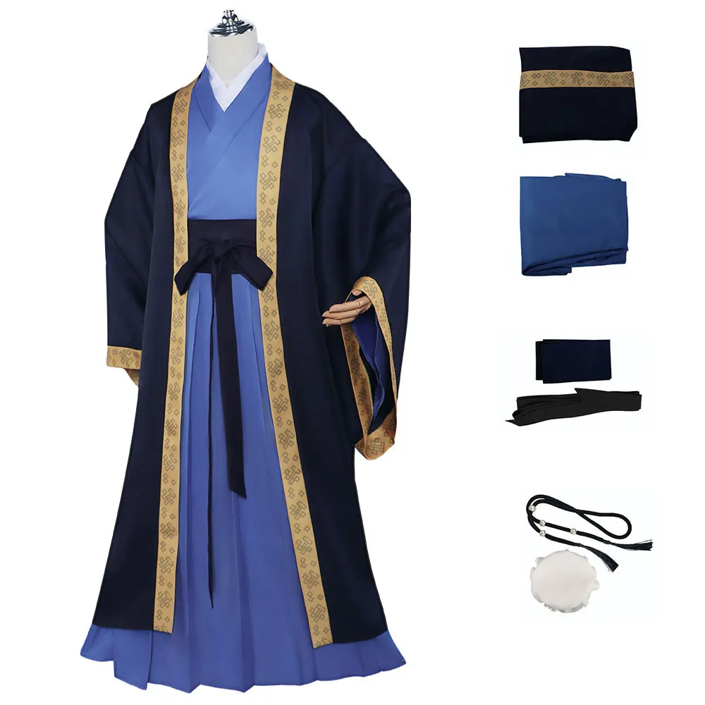 Anime Cosplay Jinshi Costume The Apothecary Diaries Kimono Mens Hanfu Halloween Outfit