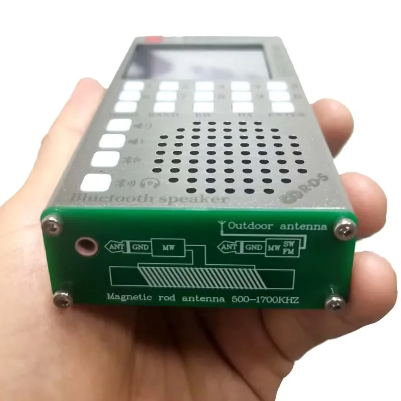 ATS125 TEF6686 칩 고감도 다기능 Bluetooth 버전 풀 밴드 라디오
