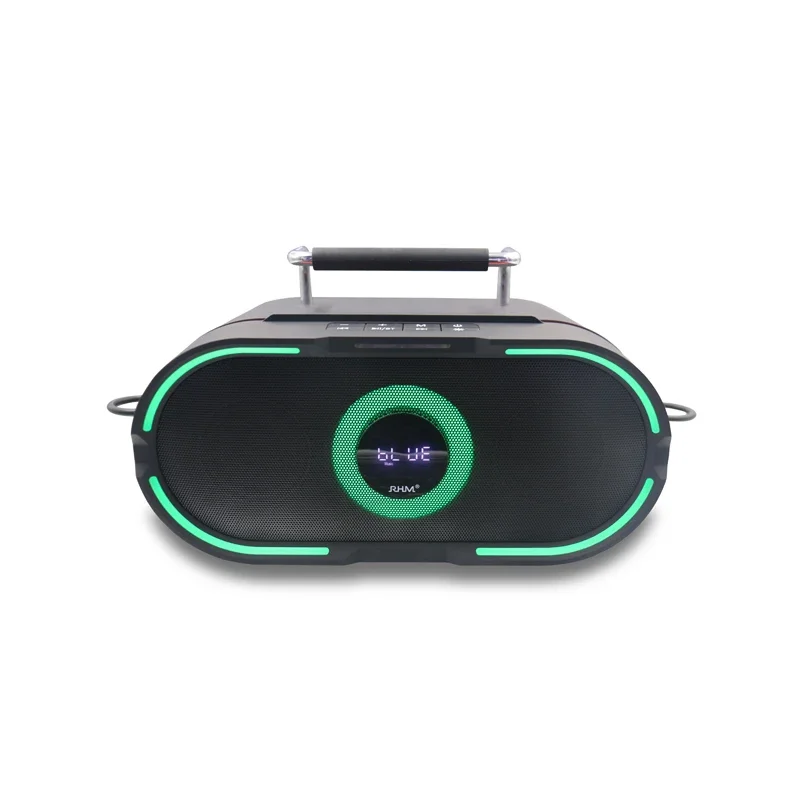 【美品】RM-K666 ポータブルカラオケ ワイヤレススピーカー　皇馬 Amazon.co.jp: RHMポータブルカラオケサウンドワイヤレスマイク