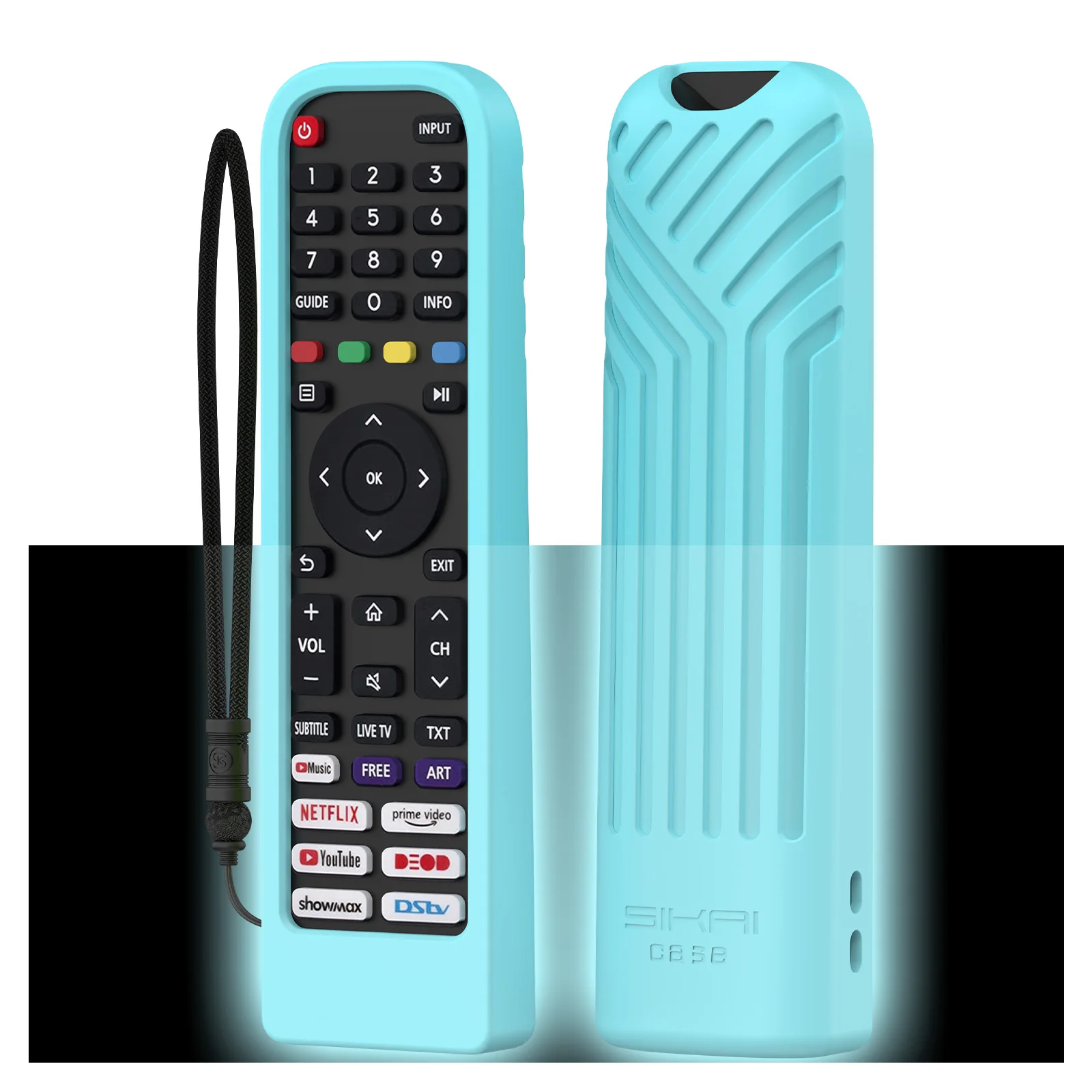 Silicone Case for Hisense EN2AI30H EN2P30H EN2G30H EN2H30H EN2D30H EN2B30H EN2J30H EN2A30 SMART TV A4FG A4CG VIDAA