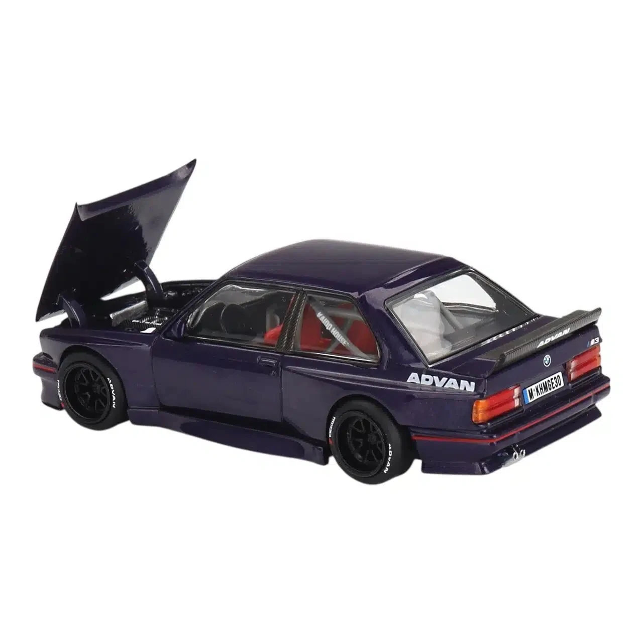 카이도 하우스 + MINIGT 1/64 BMW M3 카이도 KW V1 KHMG216-CH 자동차 합금 차량 다이캐스트 메탈 모델 어린이 선물 장난감 소년용