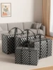 Large capacity clothing quilt storage bag Large waterproof mobile duffel bag Foldable moving doggy bag shopping bag 4