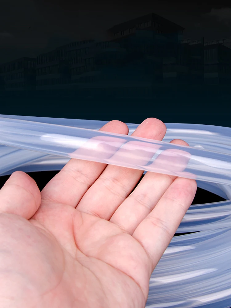 1/5 Meter Food Grade Clear Transparent Silicone Hose Flexible Nontoxic For Garden Hose Aquarium Soft Tubing Pipe silicone tube