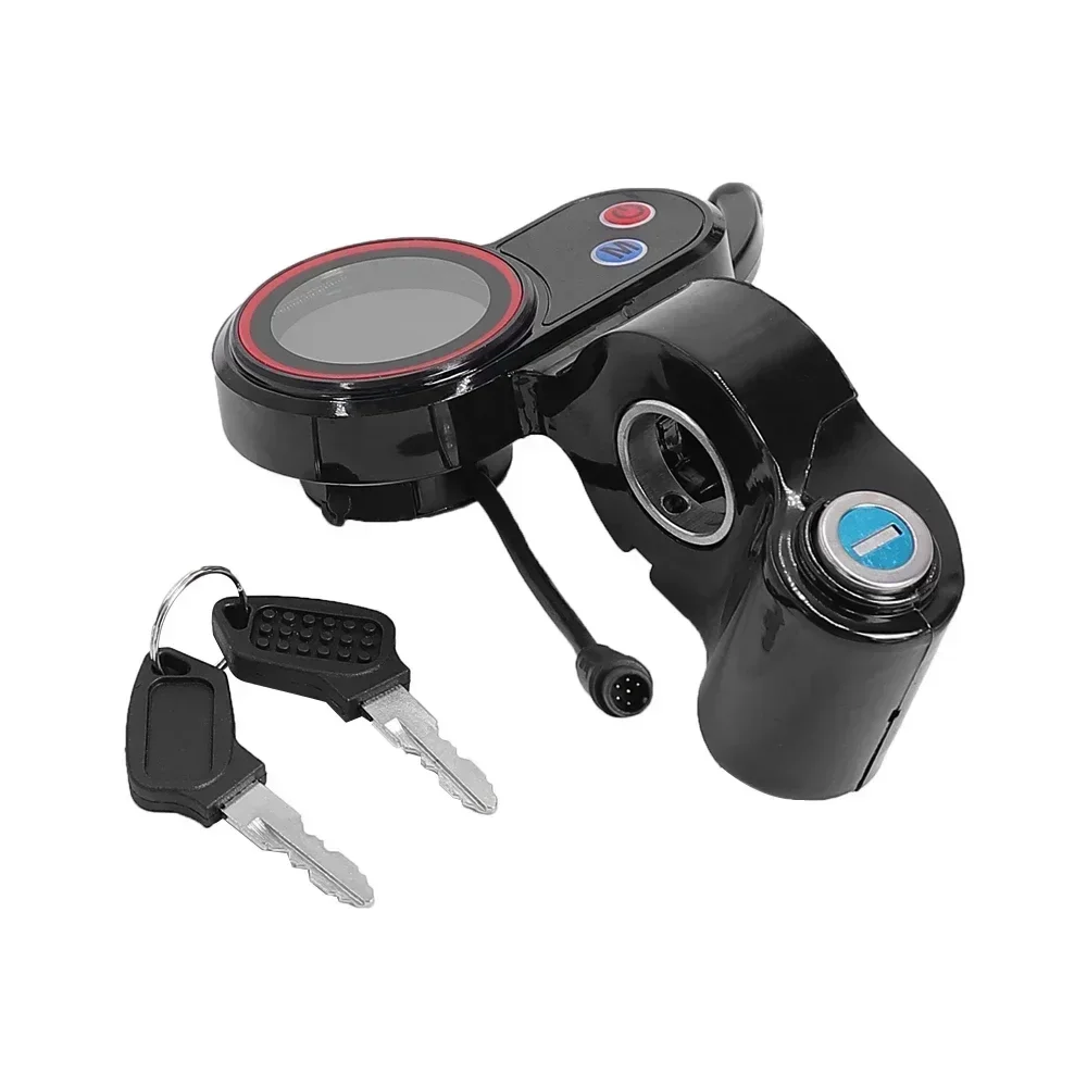 Elektroroller-LCD-Display für Hitway H5 Kickscooter, 6-poliges Display mit verriegelbarem Instrumenten-Armaturenbrett, Ersatzzubehör – Detail 9