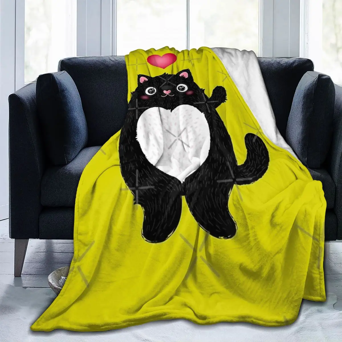 

Одеяло с изображением толстых кошек, милое теплое одеяло для спальни, несколько стилей