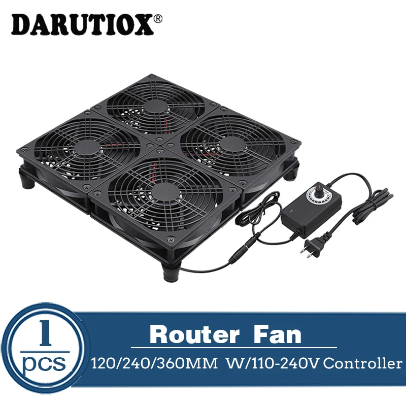 Ventilador do Refrigerador da Caixa da Tevê do fã 120 mm 240 mm 360 mm Faça Você Mesmo da Tevê com Controlador de Velocidade 80v240v & Ventilador de Refrigeração Líquido Protetor do Desktop