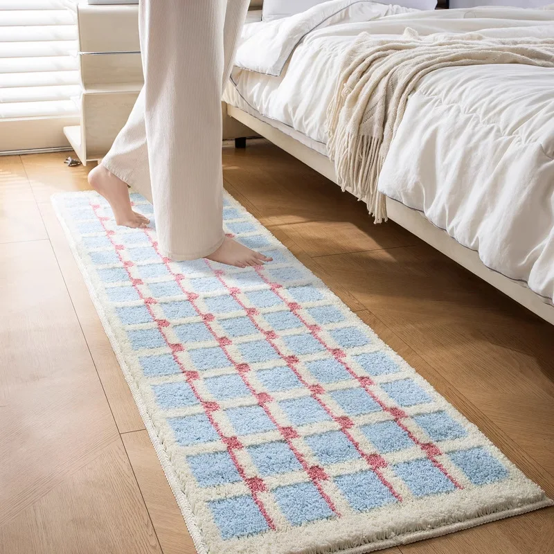 Water Absorbent Bathroom Mat Dopamine Flocking Thickened Flocking Floor ...