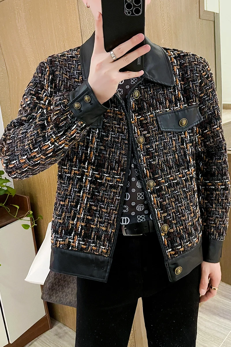 ジャケット・アウター Yuzulawgy handmade herringbone jaket RING JACKET Made BEAMS F Herringbone Winter Jacket US36/EU46