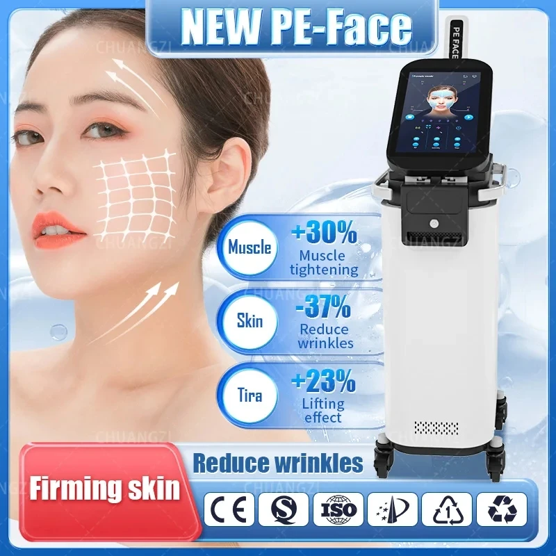 

RF Face Lifting Machine PEFACE Sculpt Face Pads Massager Device Professional Facial Electrostimulation Ems