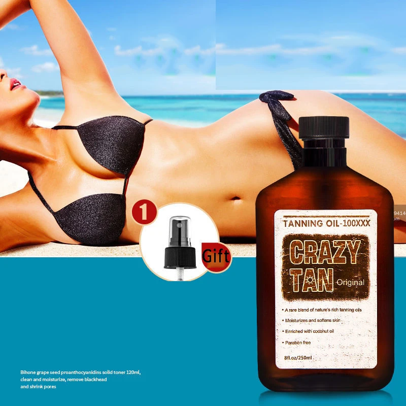 

250ml Tropic Spray Tan Bronzer Drops Self Tanning Spray Tanning for Body Dark Tanning Lotion Self Tanner Outdoor Tanning Oil