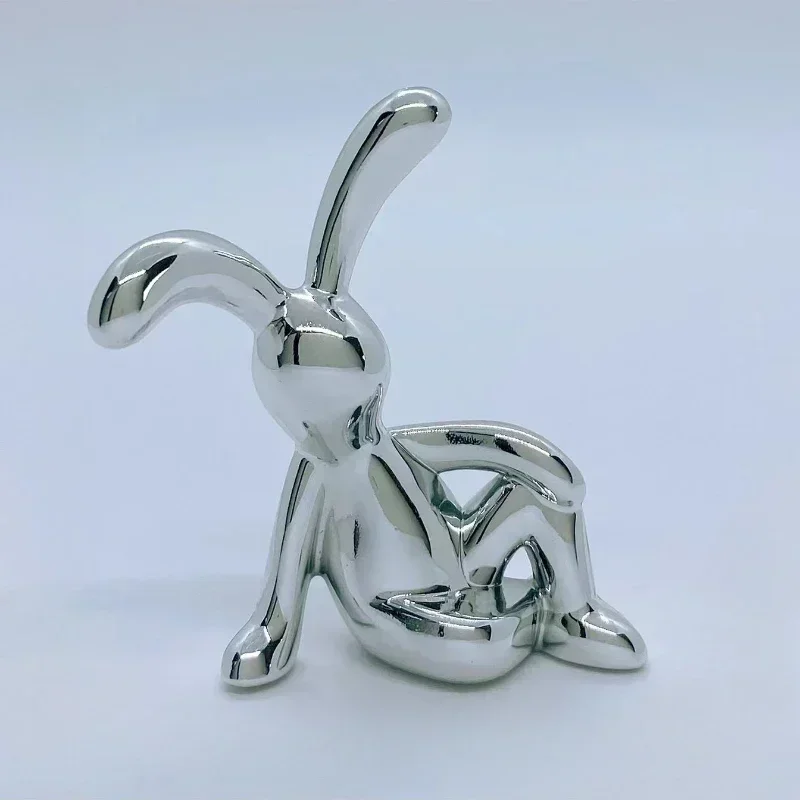 Charming Cartoon Animal Sitting Rabbit Decoration
