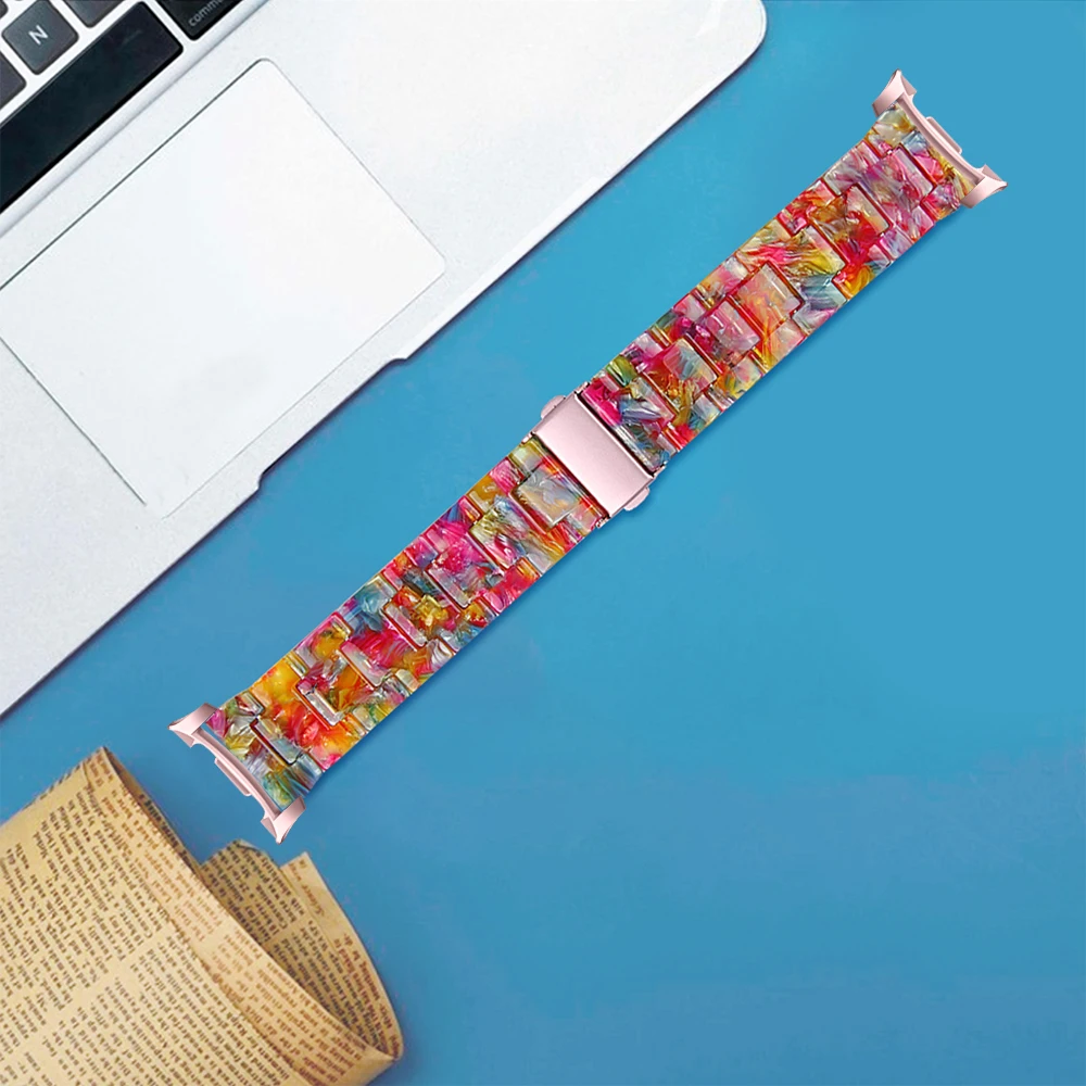 Seamless Resin Strap Bracelet for Smartwatch Wristbands