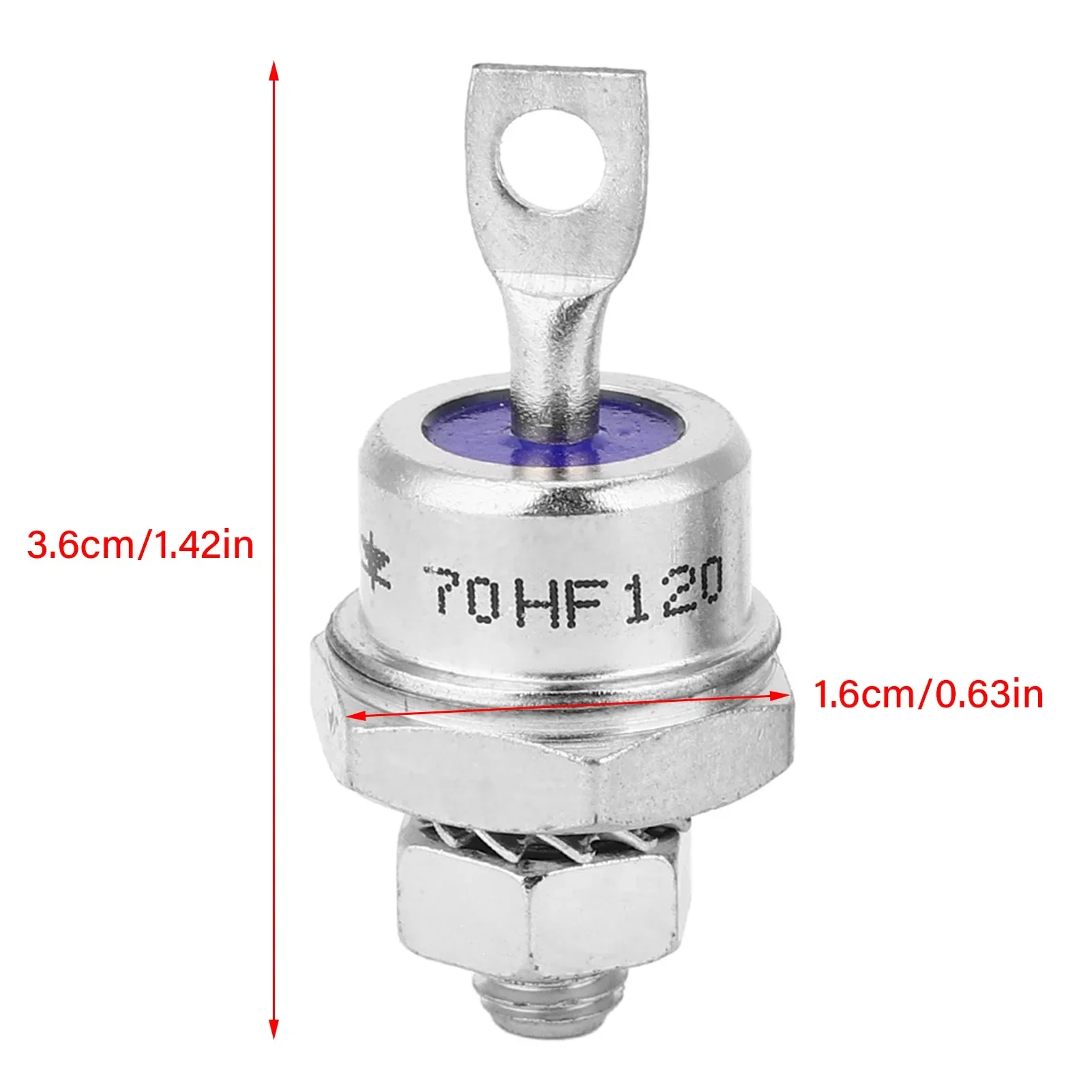 배터리 충전용 정류 다이오드 5쌍 70HFR120/70HF120 70HFR120 정류 다이오드 다이오드 70HF120 정류 다이오드
