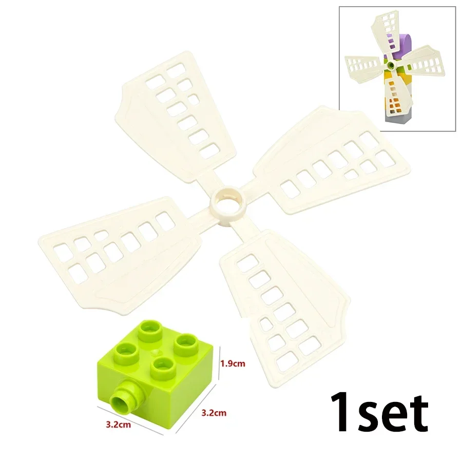 Jumbo Building Block Slide & Track Maze with Fun Animals and Structures