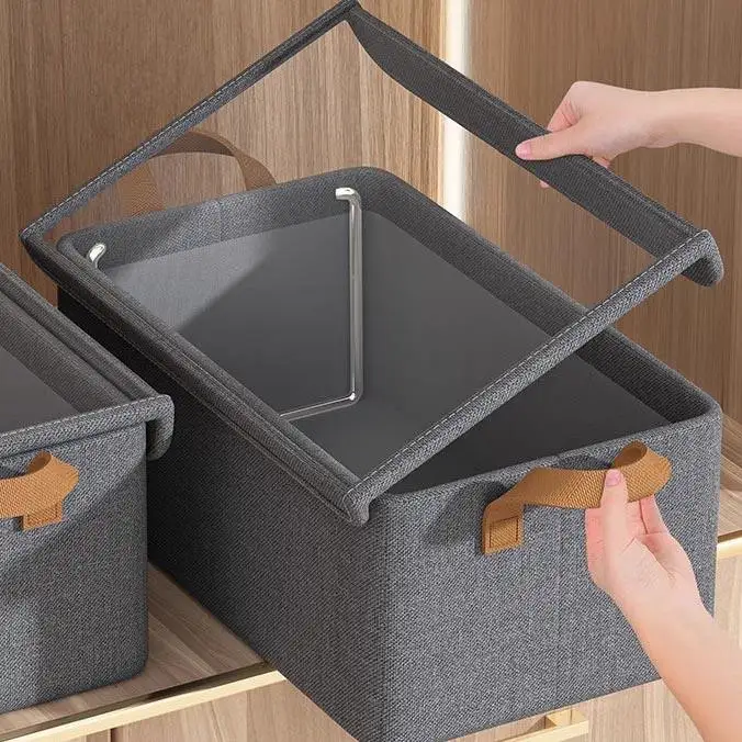 

Clear Plastic Storage Box with Lid- Clothing Organizer for Closet-Large Capacity Storage Bin for Clothes, Pants, and More