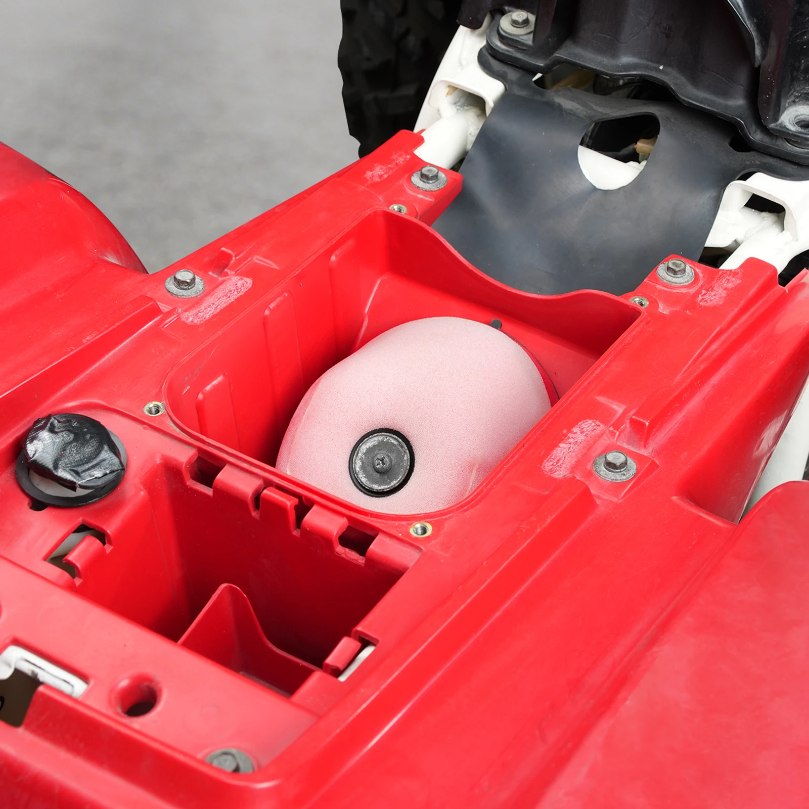 NICECNC Luftfilter für Yamaha Blaster 200 1988–2006, für Yamaha Grizzly 125 Raptor 250, zweilagige Filterfähigkeit – Detail 6