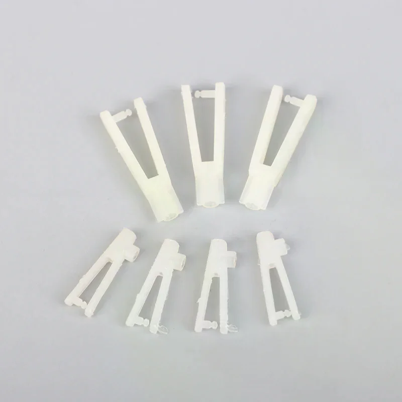 20PCS 1/2mm U형 콜렛 러더 각도 및 타이로드 연결 장치 RC 고정익 원격 제어 항공기 FPV 부품용