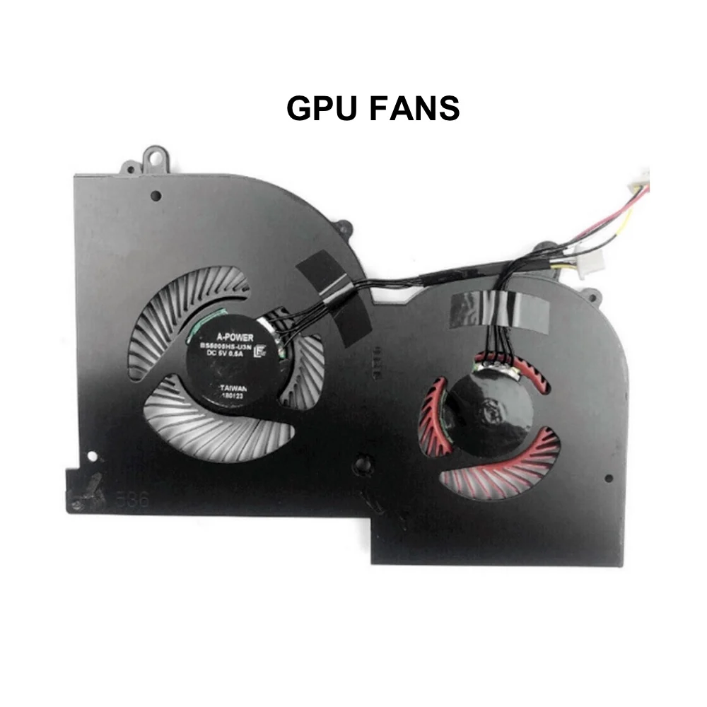 Cooling Fan Notebook CPU GPU For MSI GS65 GS65VR Stealth 8SE 8SF MS-16Q2 MS-16Q1 16Q3 Laptop 16Q2-CPU BS5005HS-U3I