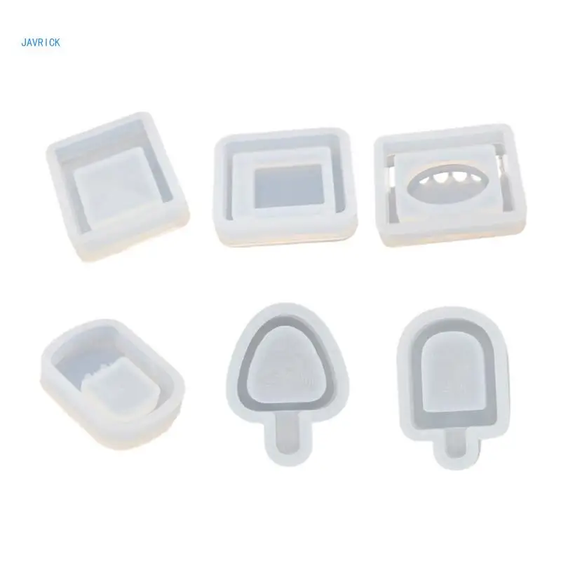 Silicone Cup Shape Resin Moulds Jewelry Pendant Epoxy Mold DIY Necklace Pendant Mold Resin Shaker Mould