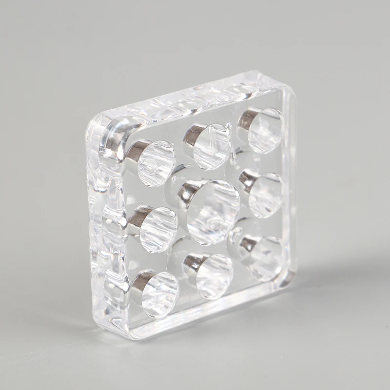 

1Pcs New Square Tattoo Ink Cup Stand Holder Permanent Makeup Microblading Pigment Tattoo Storage Caps Rack Tools