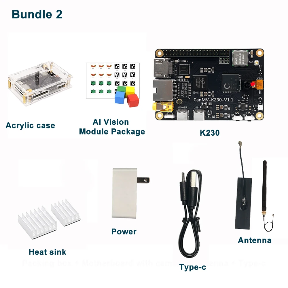 Kendryte CanMV-K230 Embedded Dual-core RISC-V CPU AI Development