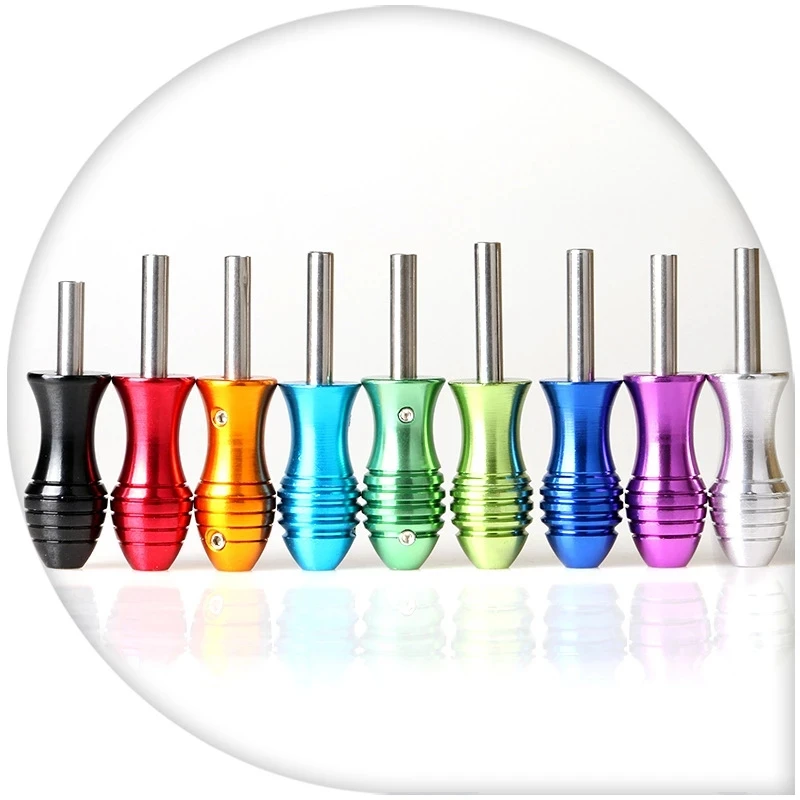 Tattoo Grip Cover 1PCS 25MM Fish Shape Aluminum Alloy Handle Gun Tube Tattoo Machine Supplies