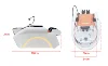 Luxury Salon Shampoo chair Japanese head spa Electric Intelligent spa Massage table head spa Shampoo Bed 2