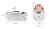 Luxury Salon Shampoo chair Japanese head spa Electric Intelligent spa Massage table head spa Shampoo Bed 2