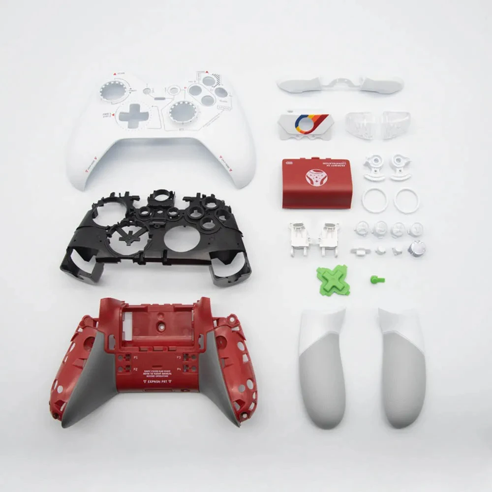 

Запасные части для контроллера Xbox One S X, Звездный корпус, внешняя панель, Боковые направляющие, задняя панель, фотоэлементы, кнопки Dpad