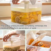 4L Pickle Jar Leakproof Pickle Fermentation Container For Gherkin Sauerkraut Olive And Kimchi Storage Container And Fermentation 3