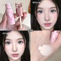 Correcteur éclaircissant liquide blanc rose, bâton de surbrillance mat pour le visage, couverture de taches d'acné, cernes, correcteur hydratant, maquillage 2