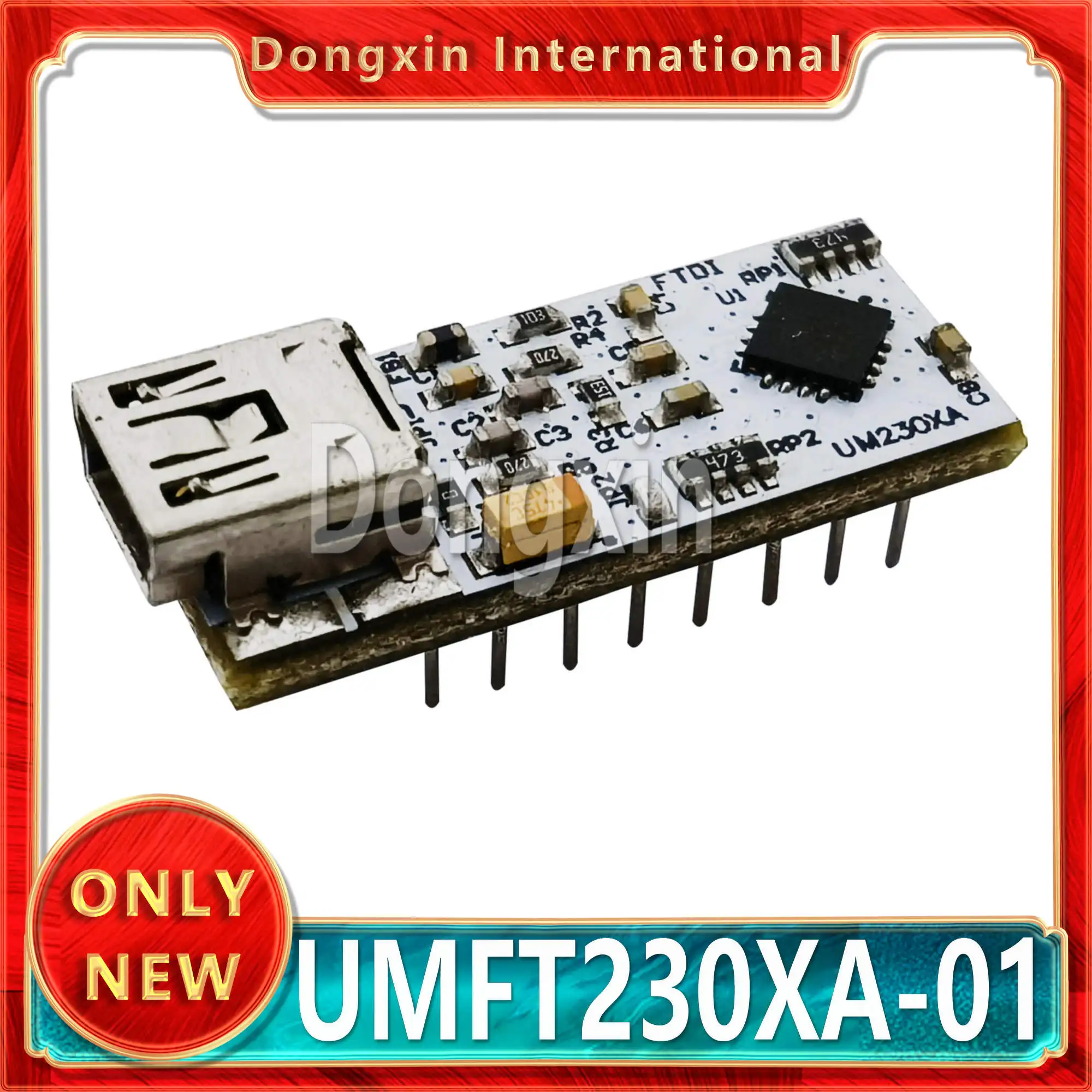 

FTDI spot genuine UMFT230XA-01 FT230XQ USB to UART 0.3 inch wide module