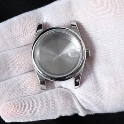 Seiko Mod Watch Case with Sapphire Glass and Smooth Edge Steel Finish - 39MM (A1)