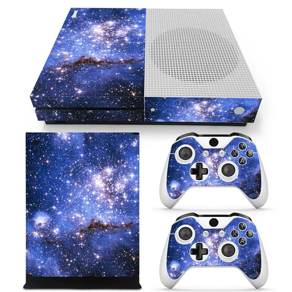 Starry Sky Prezzo Di Fabbrica Per Xbox One S Console Pvc Skin Sticker Per Xbox One S Controller Skin Decalcomanie