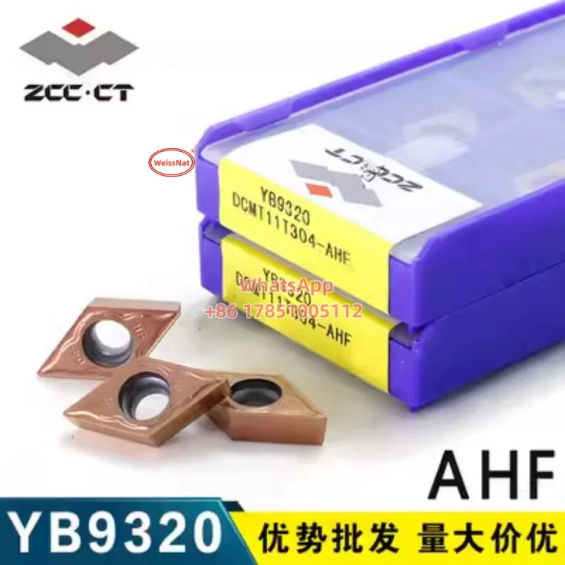 ZCC.CT DCMT11T302 DCMT11T304 DCMT11T308-AHF YB9320 YB6315 Carbide