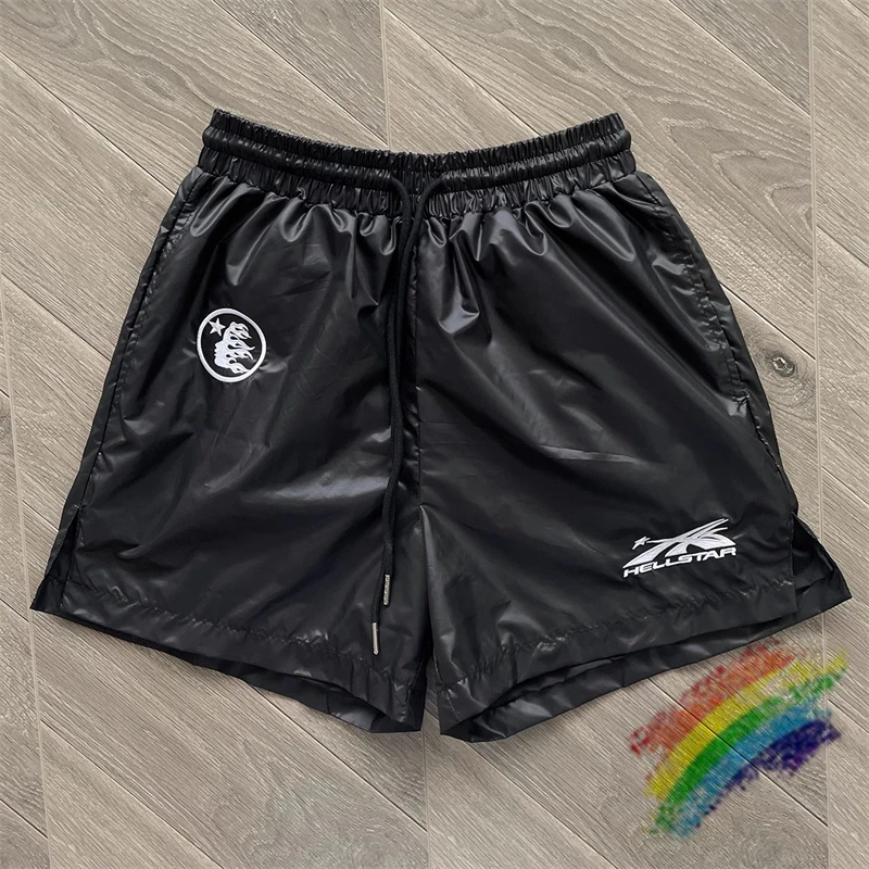 

Nylon Hellstar Studios Casual Shorts Men Women Top Quality Drawstring Breeches