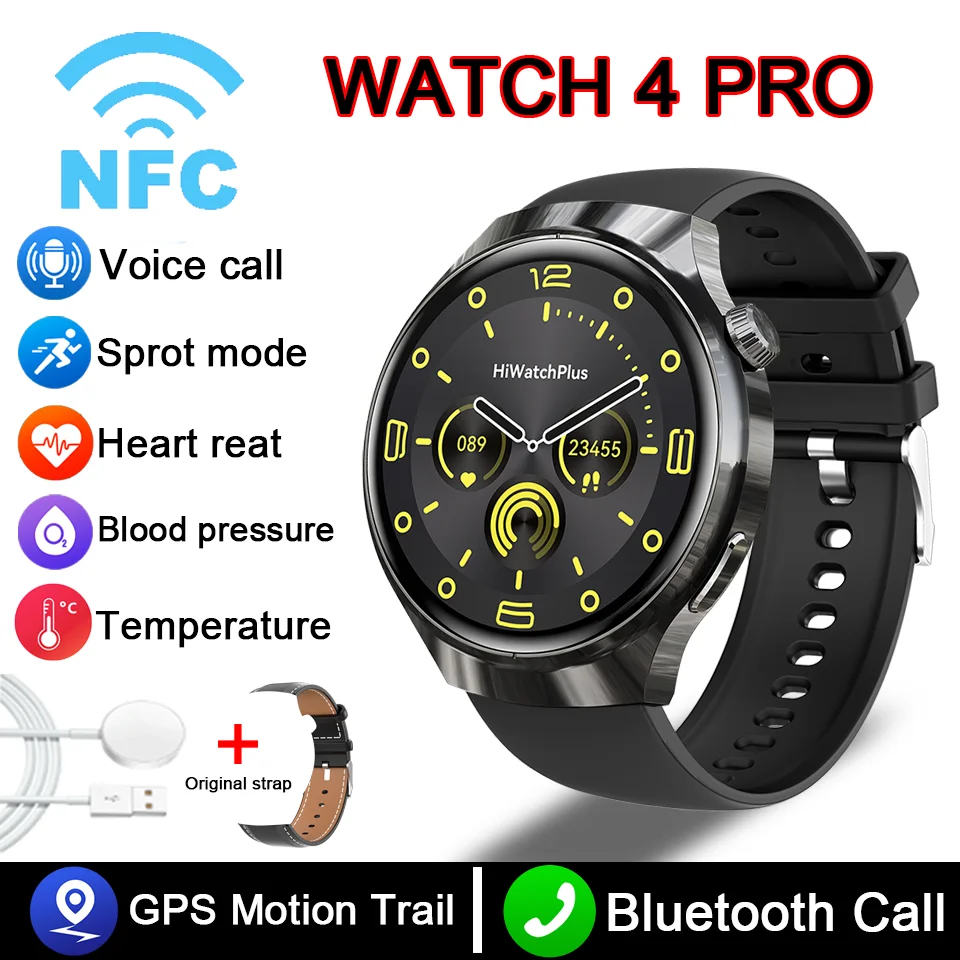 For HUAWEI GT Pro GPS NFC Smart Watch Men 360*360 AMOLED Screen Heart rate Bluetooth Call IP68 Waterproof Man Smartwatch 2024 18