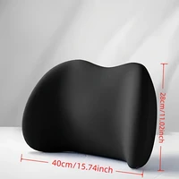 Coussin de siège de bureau, oreiller lombaire de lit, doux et confortable, lavable en Machine, lavable à la main, tissu respirant, 1 pièce 3