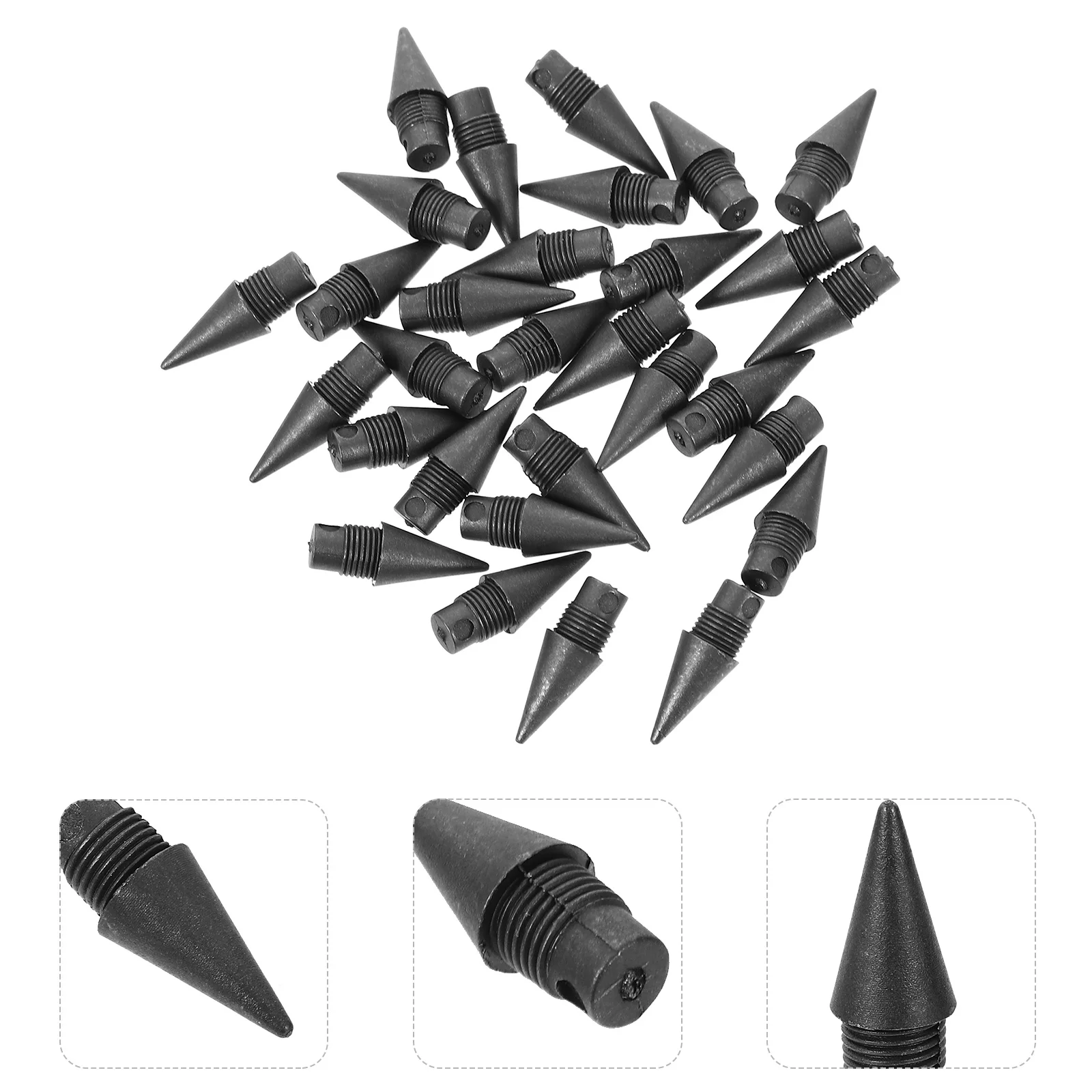 

30 Pcs Replacement Pencil Tip Replaceable Head Alloy Sketching Nibs Infinite Tips Graphite Refills Student Heads