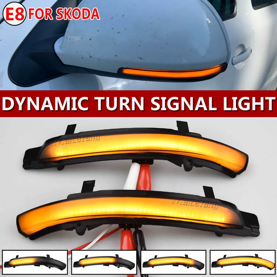 車のバックミラー方向指示器 シュコダ用 オクタヴィア用 2 2007-2013用 サイドミラーインジケーターターンシグナルライトラン バックミラーターンシグナル  Compatible With For EOS 2006-2008 For SHARAN 2003-20 車の バックミラー方向指示器 VW ゴルフ  5 / 6 Plus 2005 ... 車のバックミラー方向指示器 シュコダ用 オクタビア用 1Z3 ハッチバック用 2009-2013用 サイドミラー LED インジケー