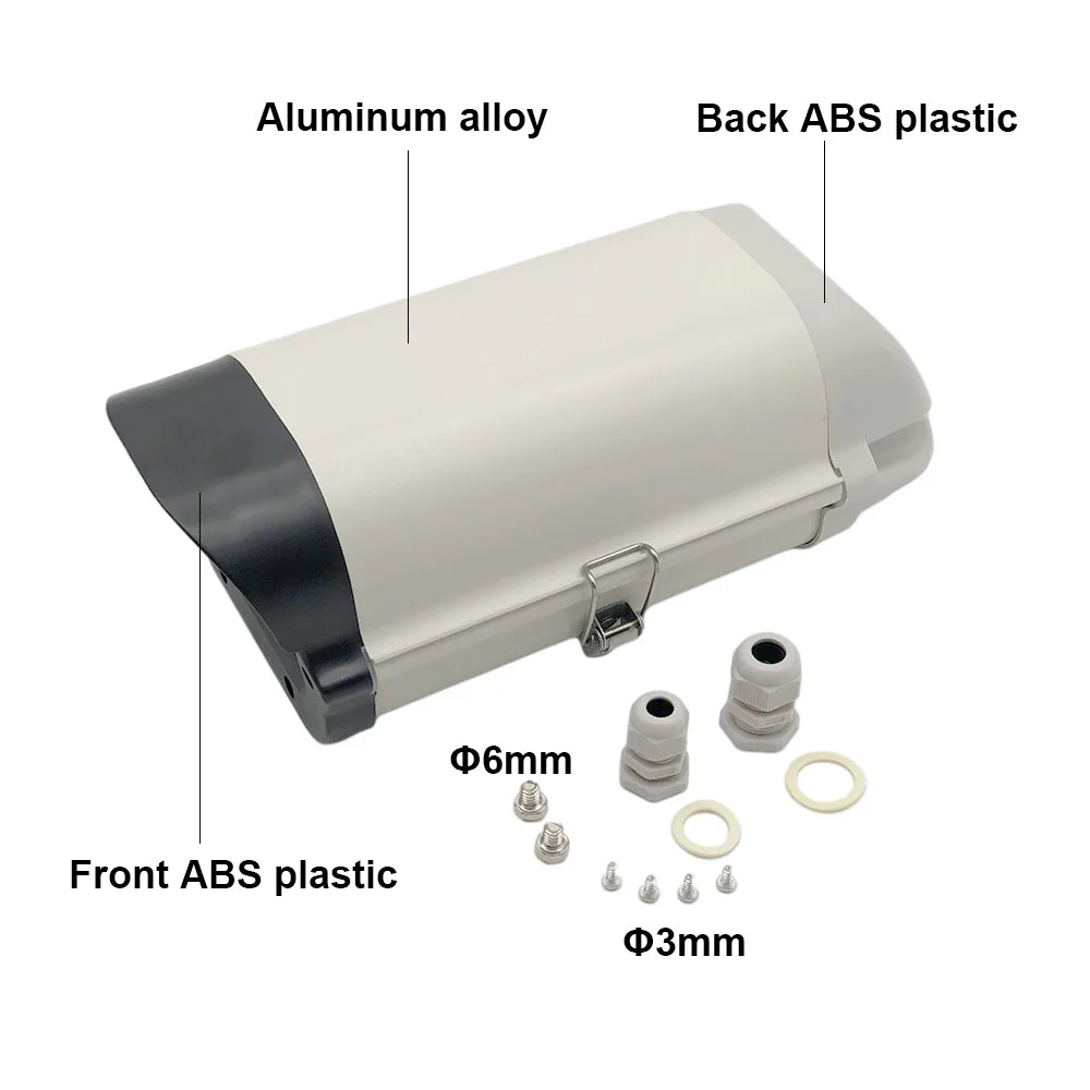 8 Inch Indoor Outdoor Surveillance CCTV Camera Housing Cover Case Monitoring Protective Shell Waterproof Enclosure 280x145x100mm