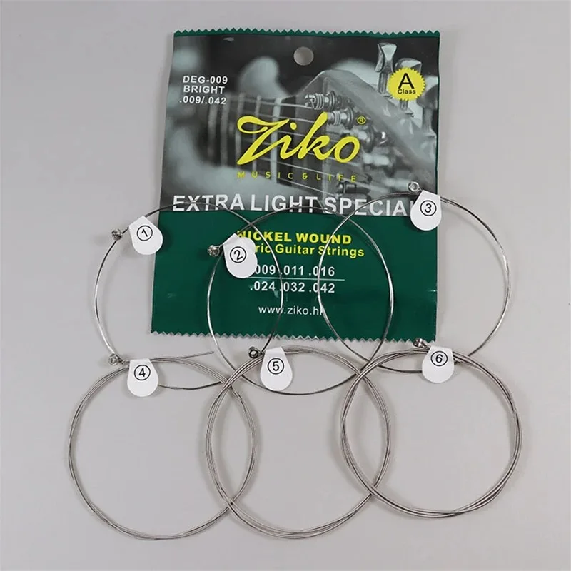 DEG-009 Electric Guitar String Steel Core Surface Nickel Plated Ultra Light Special Instrument Accessories Music Items